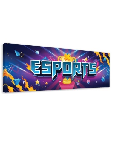 Dekoratives Leinwandbild - Abstrakt für den Spieler | Feeby