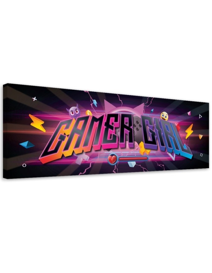 Modernes Wandbild - Gaming Zone Inschrift | Feeby