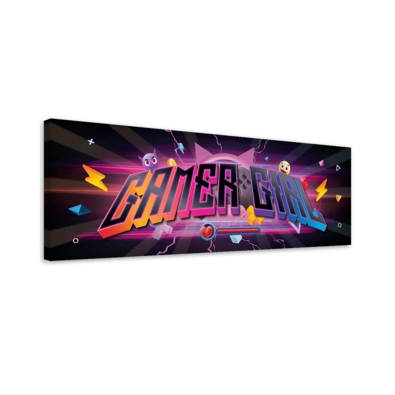 Modernes Wandbild - Gaming Zone Inschrift | Feeby