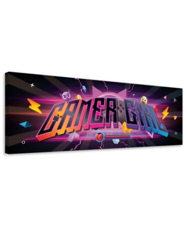 Modernes Wandbild - Gaming Zone Inschrift | Feeby