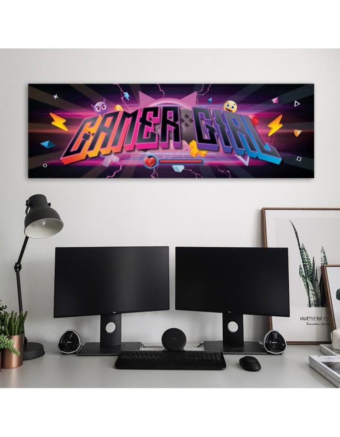 Obrazy dla gracza panoramiczne - Napis gaming zone | FEEBY