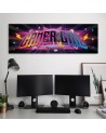 Obrazy dla gracza panoramiczne - Napis gaming zone | FEEBY