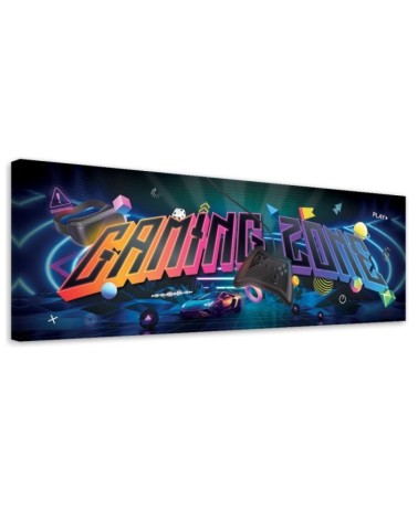 Wall mural - For gamers - gaming zone lettering | FEEBY