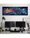 Obrazy dla gracza panoramiczne - Napis gaming zone | FEEBY