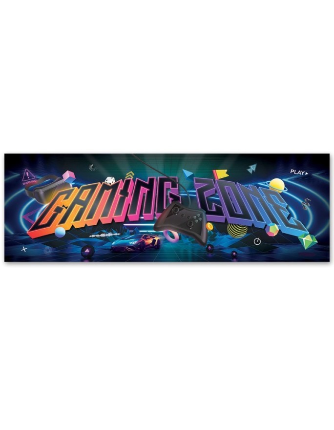 Obrazy dla gracza panoramiczne - Napis gaming zone | FEEBY
