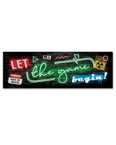 Leinwanddruck - Neon für Spieler | Feeby