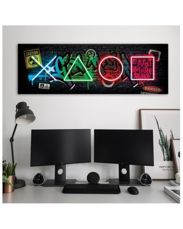 Leinwandbild - Spielkonsole Symbole | Feeby