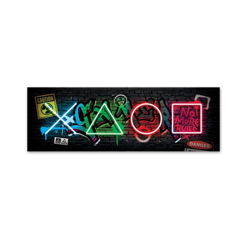 Leinwandbild - Spielkonsole Symbole | Feeby