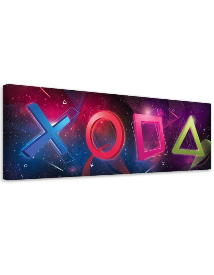 Wandbild für Wohnzimmer - Spielkonsole für Gamers | Feeby