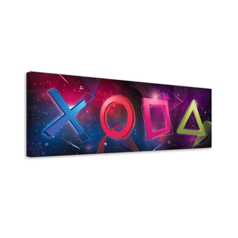 Wandbild für Wohnzimmer - Spielkonsole für Gamers | Feeby