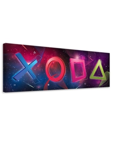 Wandbild für Wohnzimmer - Spielkonsole für Gamers | Feeby