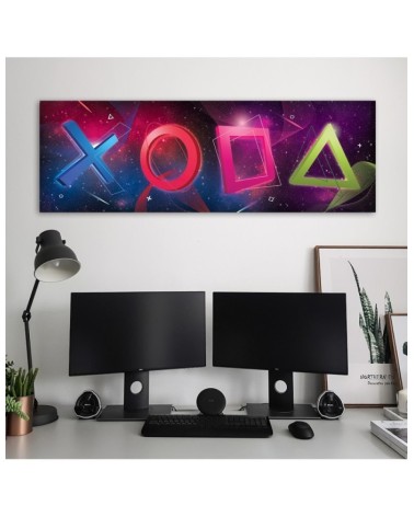 Wandbild für Wohnzimmer - Spielkonsole für Gamers | Feeby