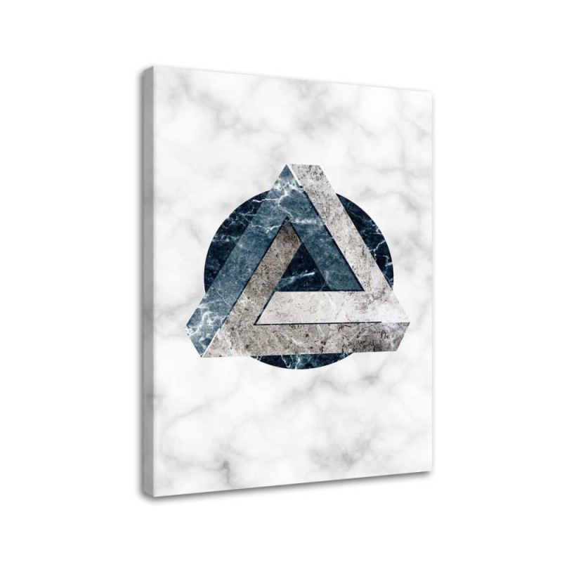 Bild auf Leinwand - Geometrische Abstraktion - Marmor | Feeby