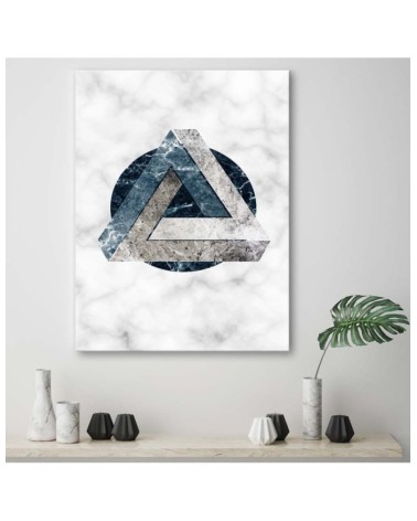 Bild auf Leinwand - Geometrische Abstraktion - Marmor | Feeby