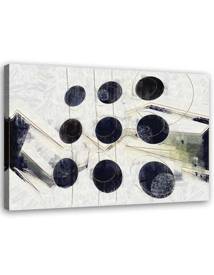 Bild auf Leinwand - Abstrakt Kreise 3d | Feeby