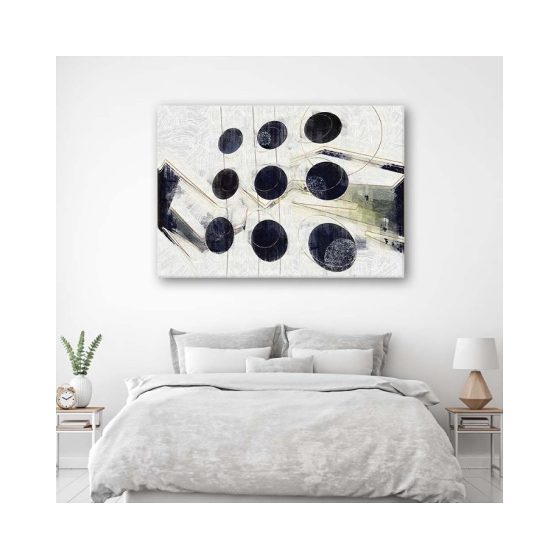 Bild auf Leinwand - Abstrakt Kreise 3d | Feeby