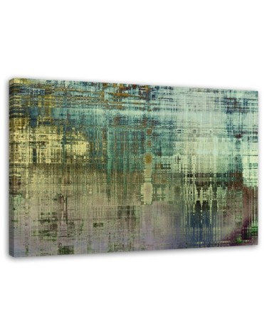 Canvas prints for modern living room - Green abstraction | FEEBY