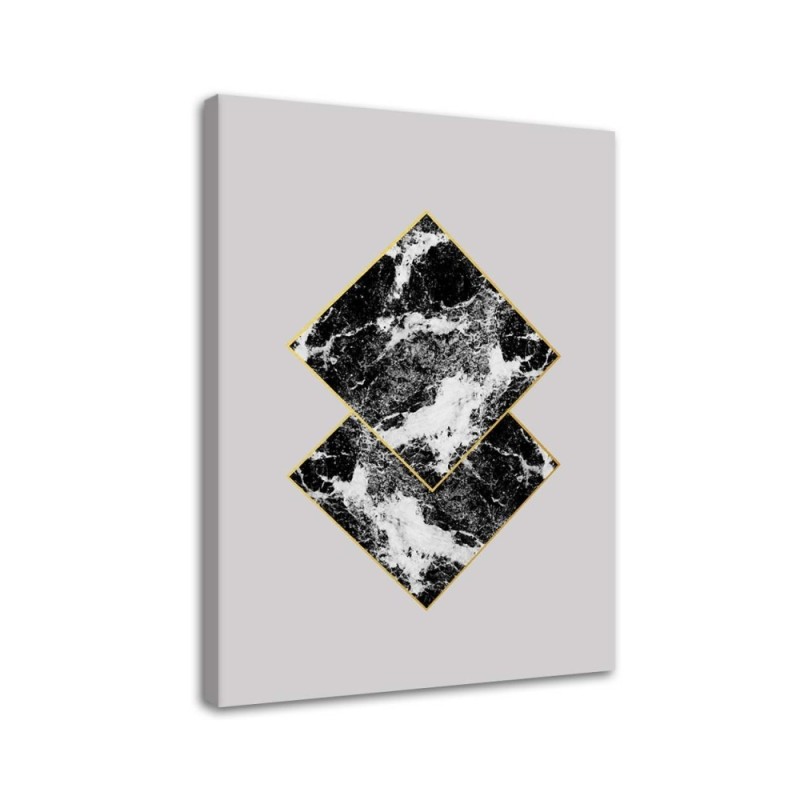 Leinwanddruck - Anordnung der Quadrate | Feeby