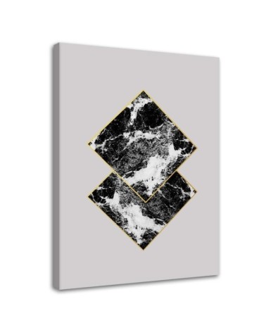 Leinwanddruck - Anordnung der Quadrate | Feeby