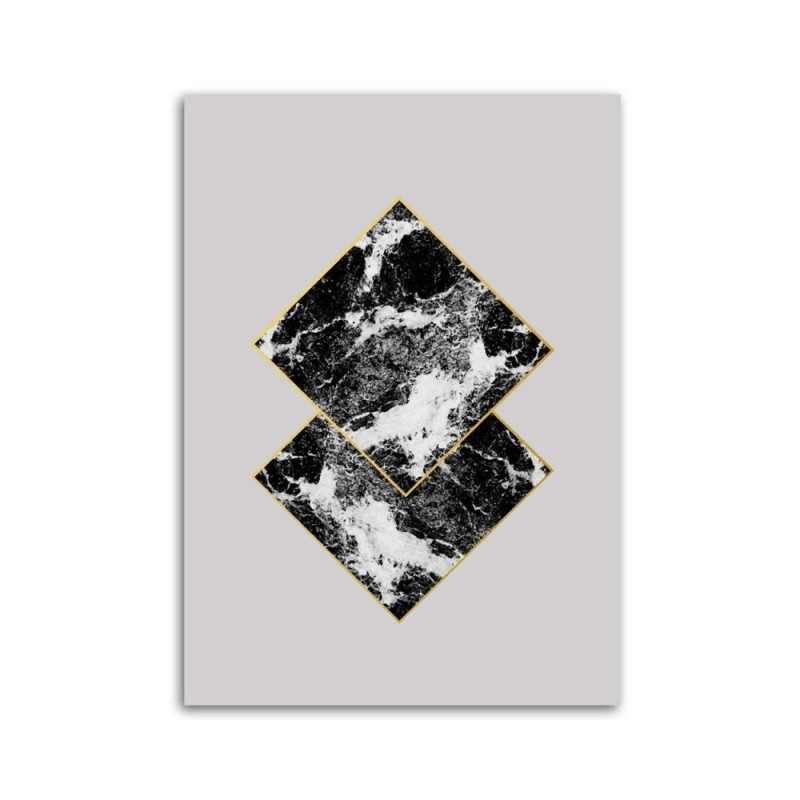 Leinwanddruck - Anordnung der Quadrate | Feeby