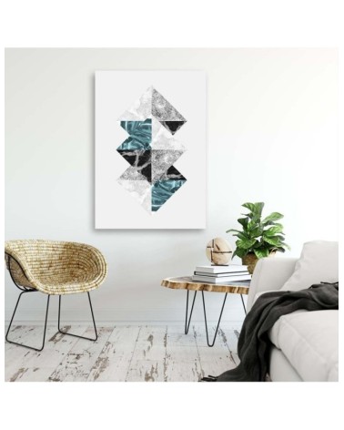 Bild auf Leinwand - Rhombus-Zusammensetzung | Feeby