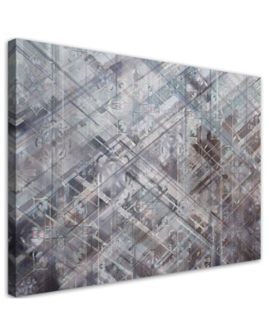 Leinwandbild - Abstrakte geometrische Formen | Feeby