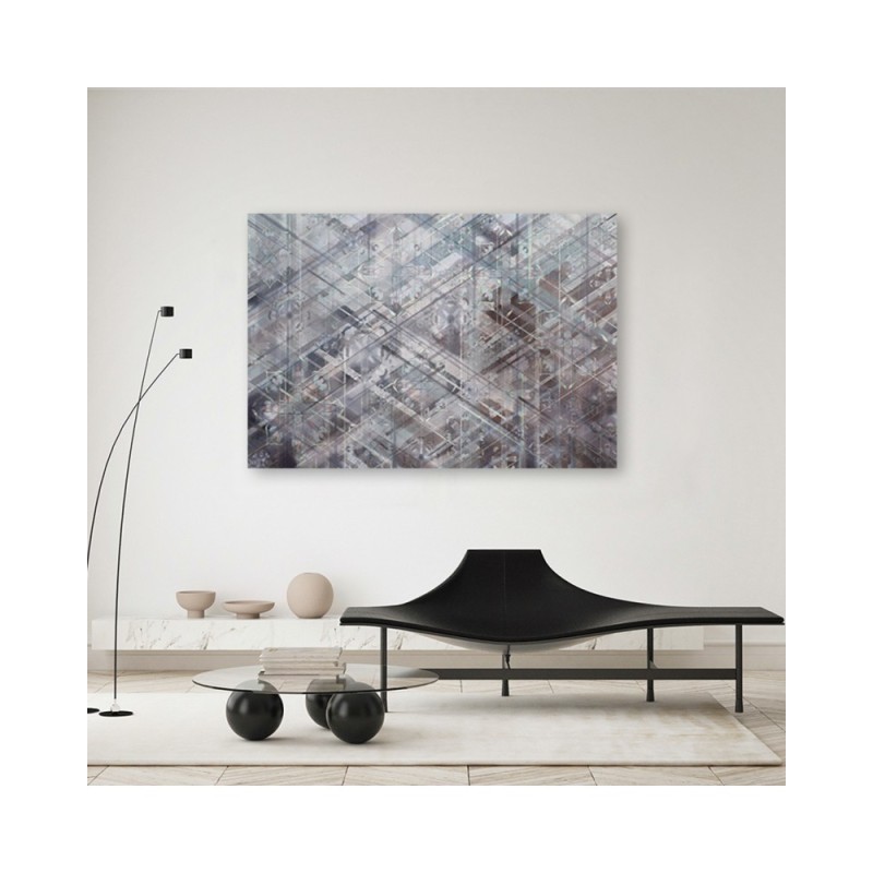 Leinwandbild - Abstrakte geometrische Formen | Feeby