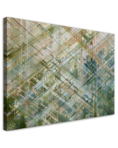 Prints on canvas for living room - Abstract geometric shapes | FEEBY