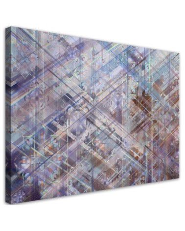 Printed pictures on Canvas for living room - Abstract geometric shapes | FEEBY