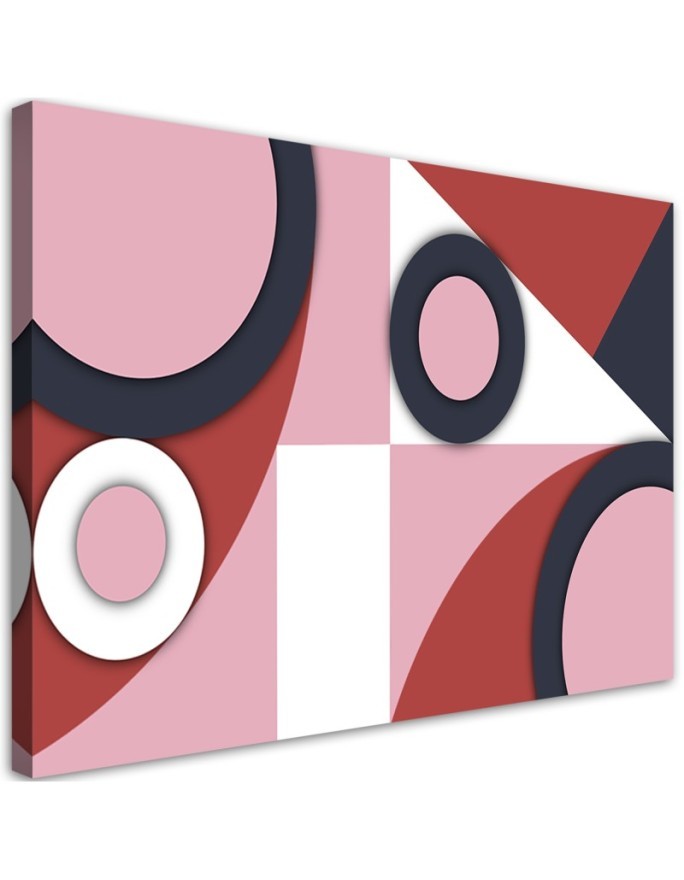 Leinwandbild - Geometrische Abstraktionsformen | Feeby