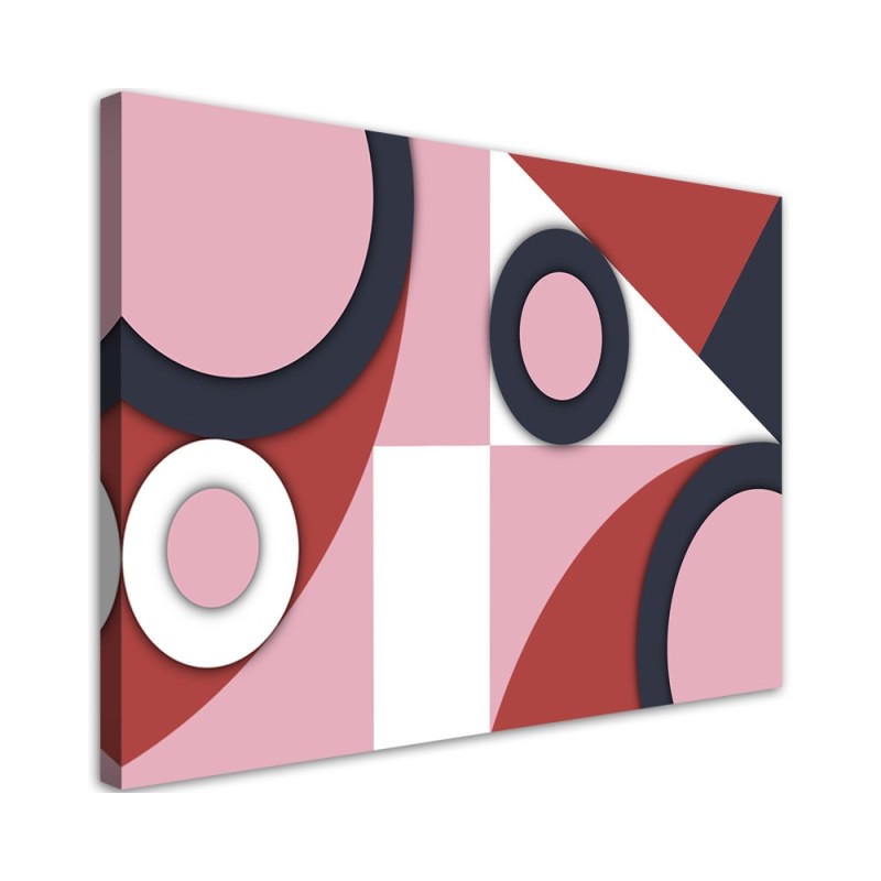 Leinwandbild - Geometrische Abstraktionsformen | Feeby