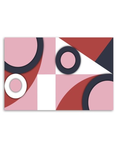 Leinwandbild - Geometrische Abstraktionsformen | Feeby