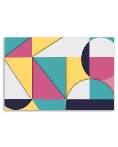 Modernes Wandbild - Geometrische Abstraktionsformen | Feeby