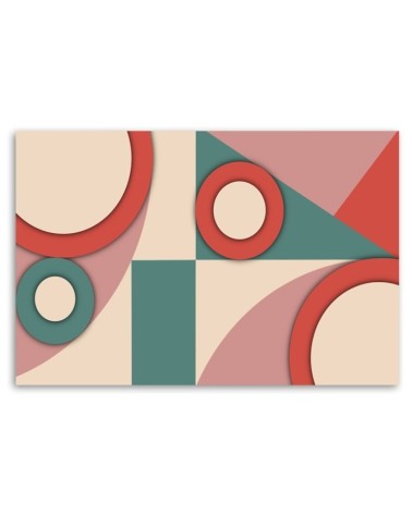 Leinwandbild - Geometrische Abstraktionsformen | Feeby