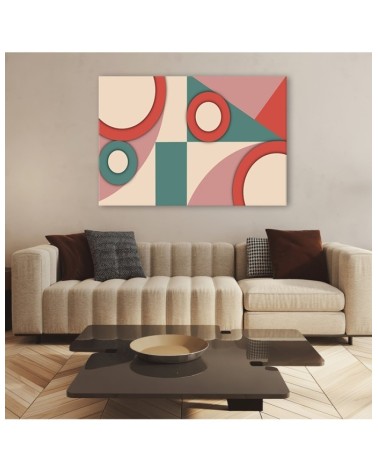 Leinwandbild - Geometrische Abstraktionsformen | Feeby