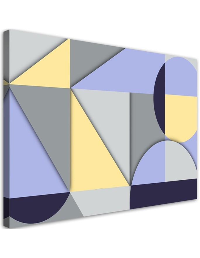 Bild auf Leinwand - Geometrische Abstraktionsformen | Feeby