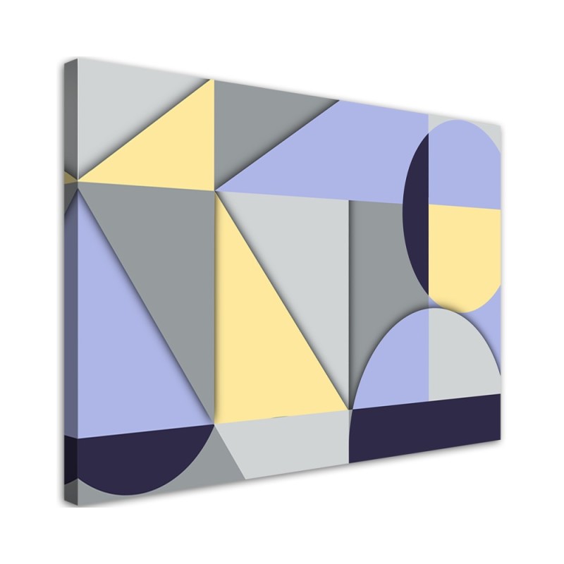 Bild auf Leinwand - Geometrische Abstraktionsformen | Feeby