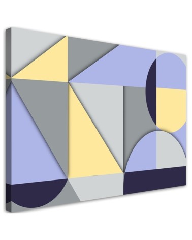 Bild auf Leinwand - Geometrische Abstraktionsformen | Feeby