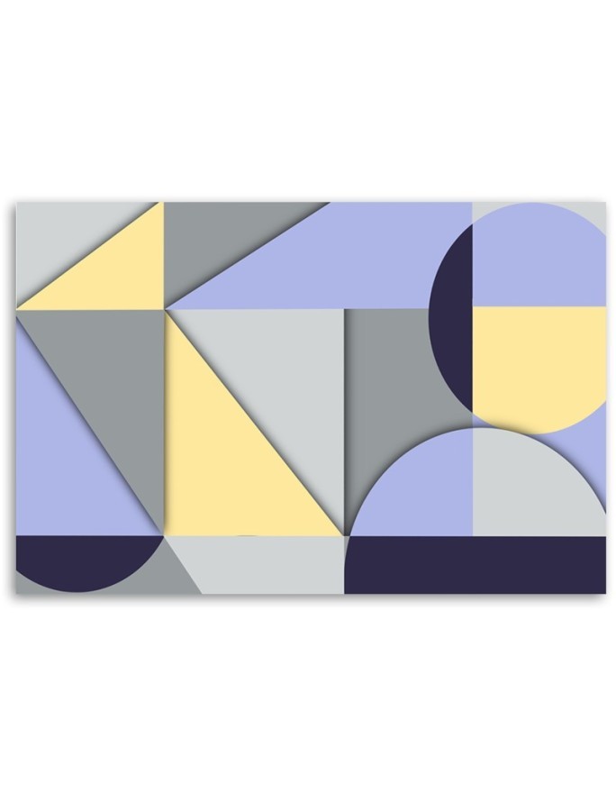 Eleganckie obrazy do salonu - Geometryczne kształty abstrakcja | FEEBY