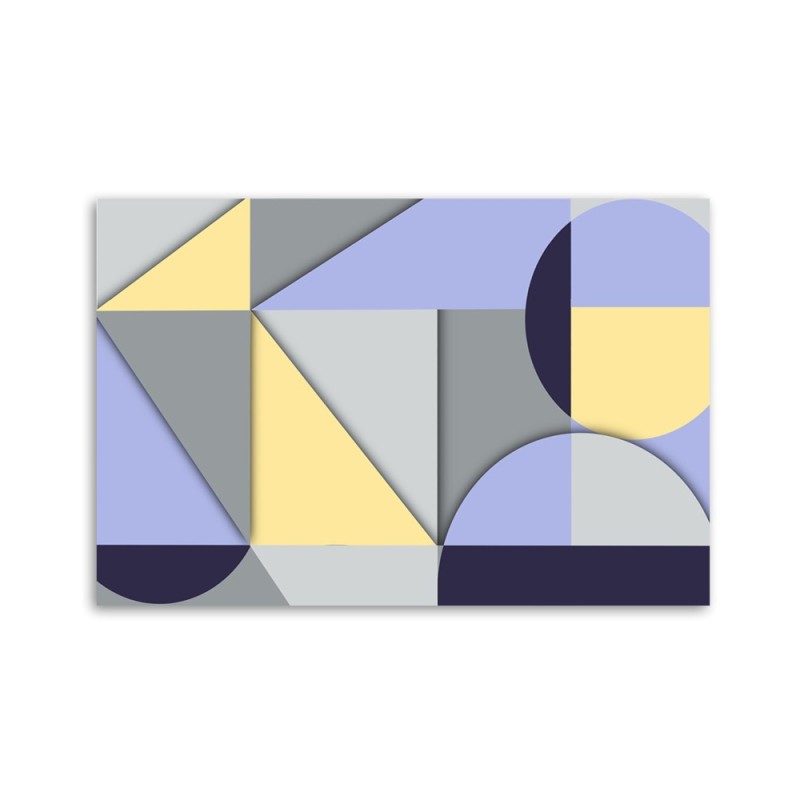 Bild auf Leinwand - Geometrische Abstraktionsformen | Feeby