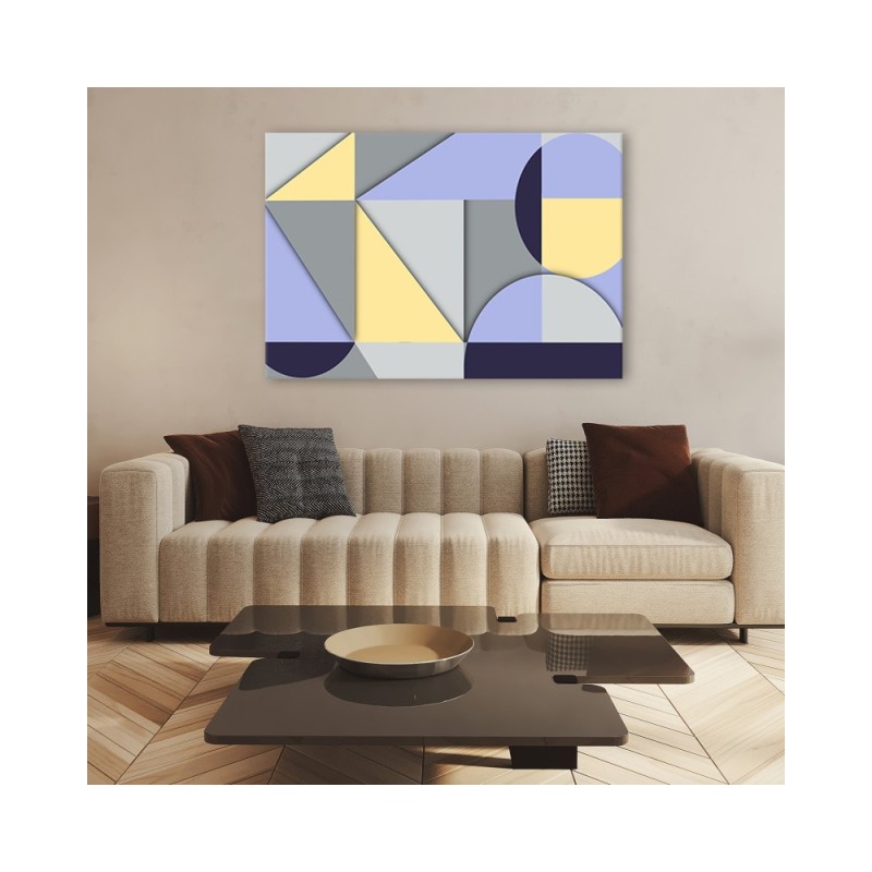 Bild auf Leinwand - Geometrische Abstraktionsformen | Feeby