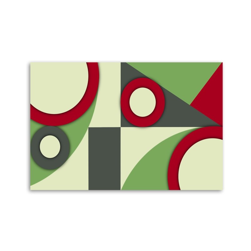 Leinwandbild modern - Geometrische Abstraktionsformen | Feeby