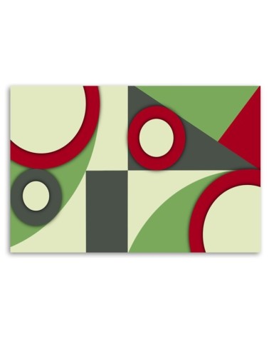 Leinwandbild modern - Geometrische Abstraktionsformen | Feeby