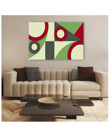 Leinwandbild modern - Geometrische Abstraktionsformen | Feeby