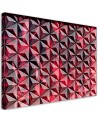 Designerskie obrazy do biura - Czerwona geometria | FEEBY
