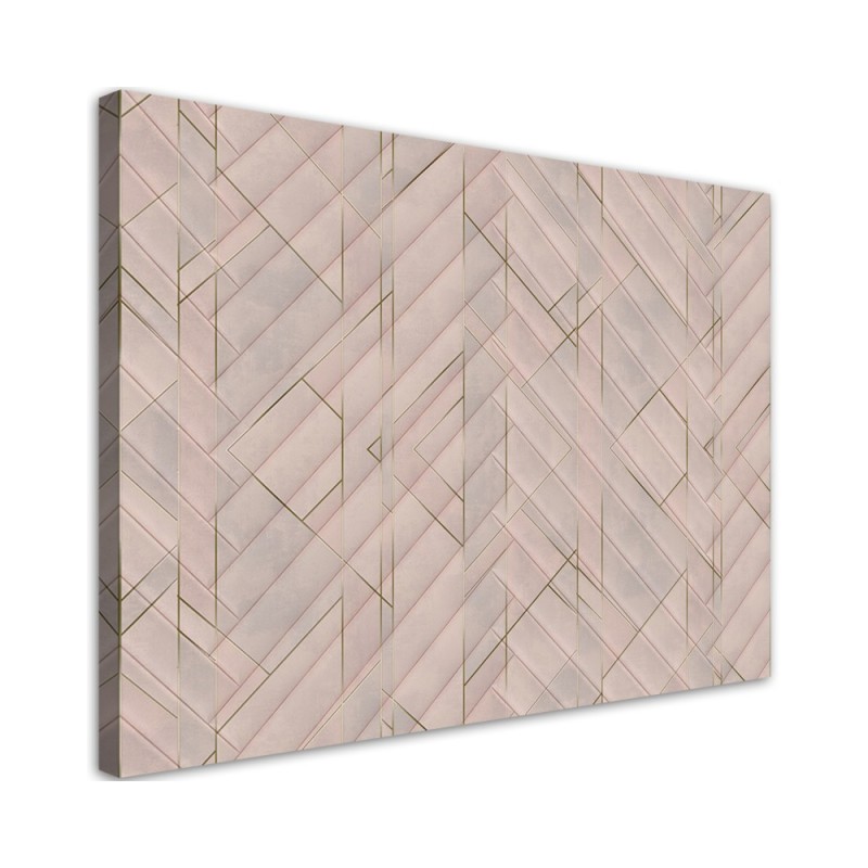 Leinwandbild - Geometrisches Muster | Feeby