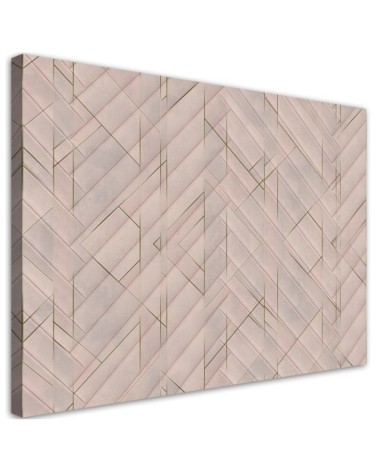 Leinwandbild - Geometrisches Muster | Feeby