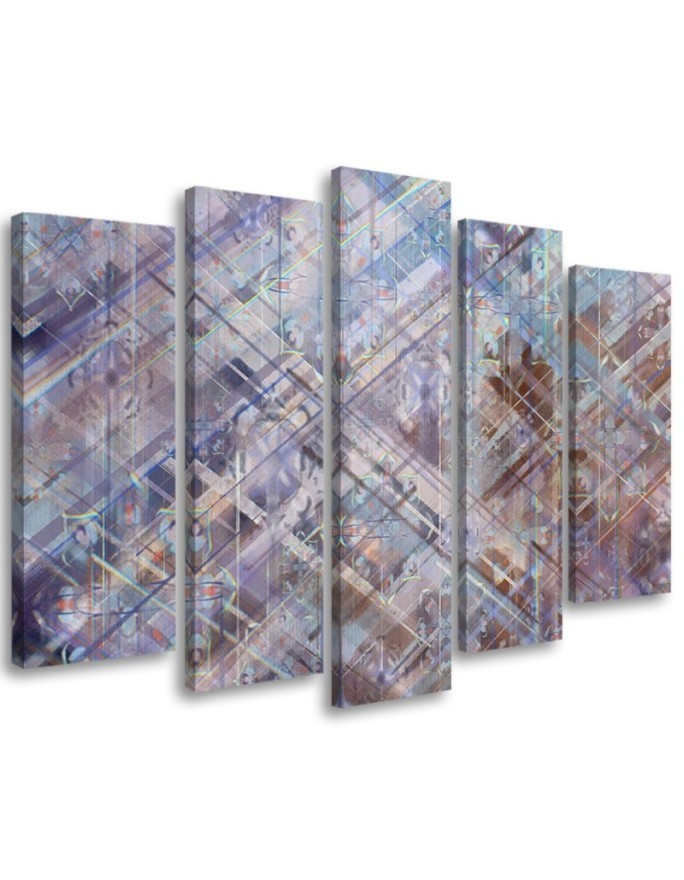 Leinwandbild - Abstrakte geometrische Formen | Feeby