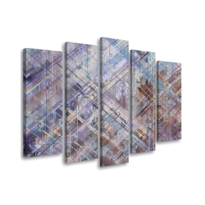 Leinwandbild - Abstrakte geometrische Formen | Feeby