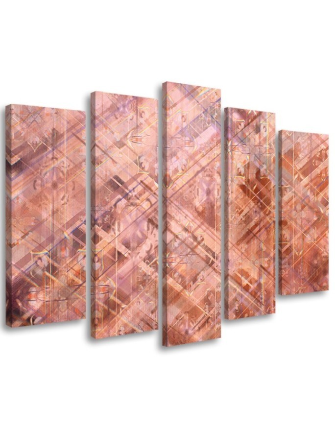 Bild auf Leinwand - Abstrakte geometrische Formen | Feeby